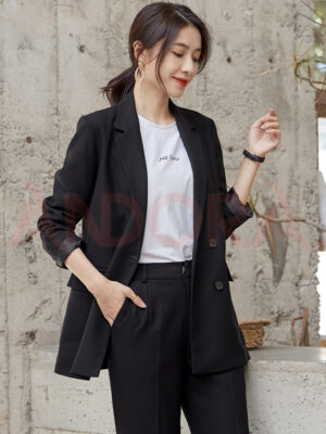Áo blazer nữ phong cách công sở Hàn Quốc 2 lớp - A0108T - Ảnh 1